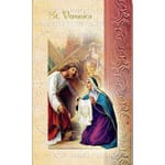 St. Veronica - Mini Lives of the Saints Folded Prayer Card 