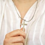 Sterling Silver Cross with 24 inch chain