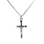 Sterling Silver Crucifix with 18 inch chain