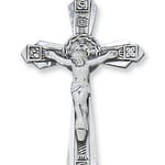 Sterling Silver Crucifix on 24 inch chain