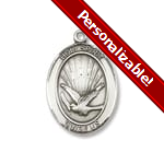 PERSONALIZE: Sterling Silver Holy Spirit Pendant w/ Chain