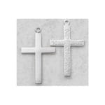 Sterling Silver Lord's Prayer Cross on 24 inch Chain