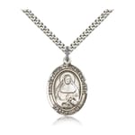 Sterling Silver Marie Magdalen Postel Pendant w/ chain