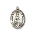 Sterling Silver Our Lady of Fatima Pendant w/ Chain