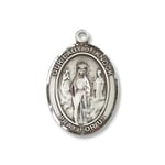 Sterling Silver Our Lady of Knock Pendant w/ Chain