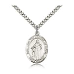 Sterling Silver Our Lady Of Knots Pendant w/ chain