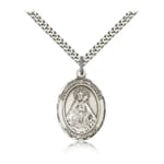 Sterling Silver Our Lady of Olives Pendant w/ chain