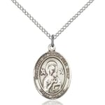 Sterling Silver Our Lady of Perpetual Help Pendant w/ Chain