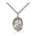 Sterling Silver Our Lady of the Railroad Pendant w/ chain