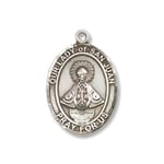 Sterling Silver Our Lady of San Juan Pendant w/ Chain
