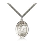 Sterling Silver Our Lady of Tears Pendant w/ chain