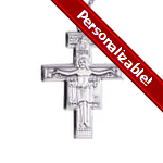 Sterling Silver San Damiano Crucifix with 20 inch chain