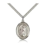 Sterling Silver St. Aaron Pendant w/ chain