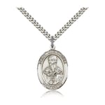 Sterling Silver St. Alexander Sauli Pendant w/ chain