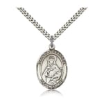 Sterling Silver St. Alexandra Pendant w/ chain