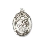 Sterling Silver St. Aloysius Gonzaga Pendant w/ Chain