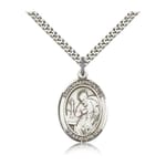 Sterling Silver St. Alphonsus Pendant w/ chain
