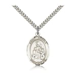 Sterling Silver St. Angela Merici Pendant w/ chain
