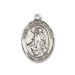 Sterling Silver St. Anthony of Egypt Pendant w/ Chain