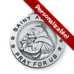 Sterling Silver St. Anthony Medal with 18 inch chain