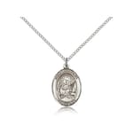 Sterling Silver St. Apollonia Pendant w/ Chain