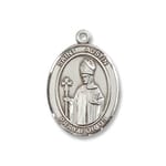 Sterling Silver St. Austin Pendant w/ Chain