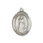 Sterling Silver St. Barnabas Pendant w/ Chain