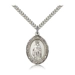 Sterling Silver St. Bartholomew the Apostle Pendant w/ chain