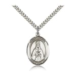 Sterling Silver St. Blaise Pendant w/ chain