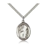 Sterling Silver St. Brendan the Navigator Pendant w/ chain