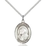 Sterling Silver St. Bruno Pendant w/ Chain
