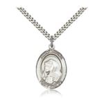 Sterling Silver St. Bruno Pendant w/ chain