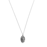 Sterling Silver St. Christopher Medal on 18 inch chain