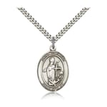 Sterling Silver St. Clement Pendant w/ chain