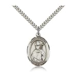 Sterling Silver St. Dennis Pendant w/ chain