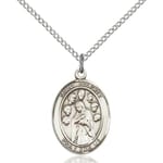 Sterling Silver St. Felicity Pendant w/ Chain