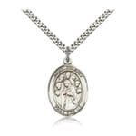 Sterling Silver St. Felicity Pendant w/ chain