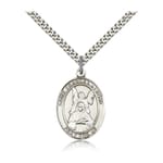 Sterling Silver St. Frances of Rome Pendant w/ chain