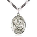 Sterling Silver St. Francis Xavier Pendant w/ chain