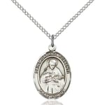 Sterling Silver St. Gabriel Possenti Pendant w/ Chain
