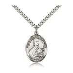 Sterling Silver St. Gemma Galgani Pendant w/ chain