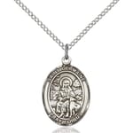 Sterling Silver St. Germaine Cousin Pendant w/ Chain