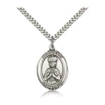 Sterling Silver St. Henry II Pendant w/ chain