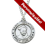 Sterling Silver St. Ignatius Medal