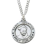 Sterling Silver St. Ignatius Medal