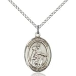 Sterling Silver St. Isabella of Portugal Pendant w/ Chain