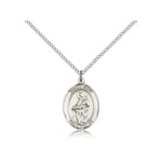 Sterling Silver St. Jane of Valois Pendant w/ Chain