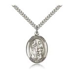 Sterling Silver St. Joachim Pendant w/ chain