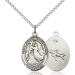 Sterling Silver St. Joseph of Cupertino Pendant w/ Chain