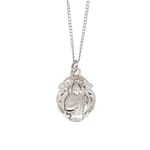 Sterling Silver St. Jude Medal with 18 inch chain